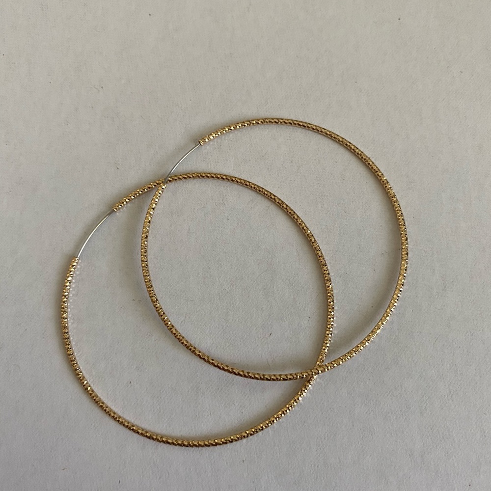 hoop earrings